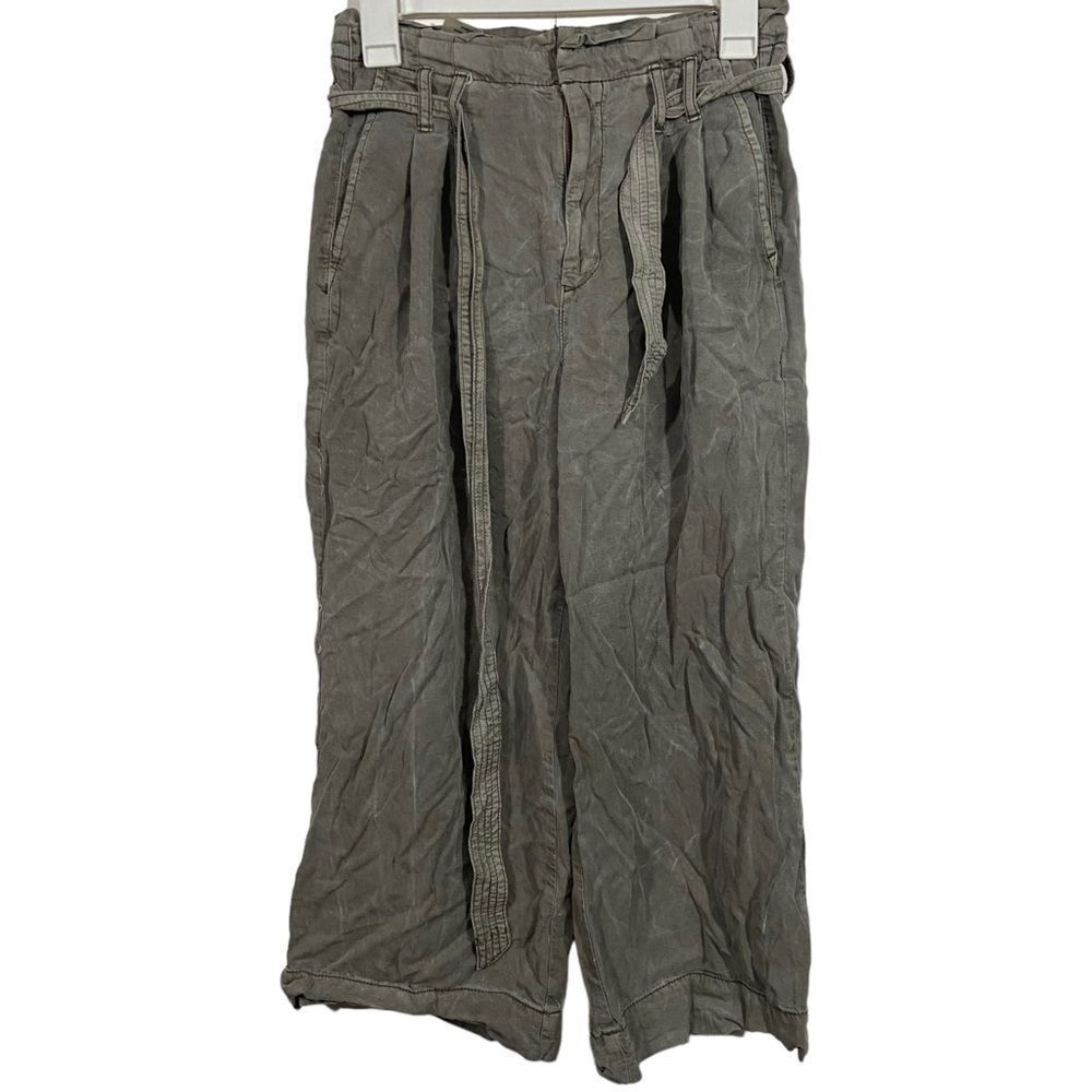 American Eagle Distressed Wide Leg Pants